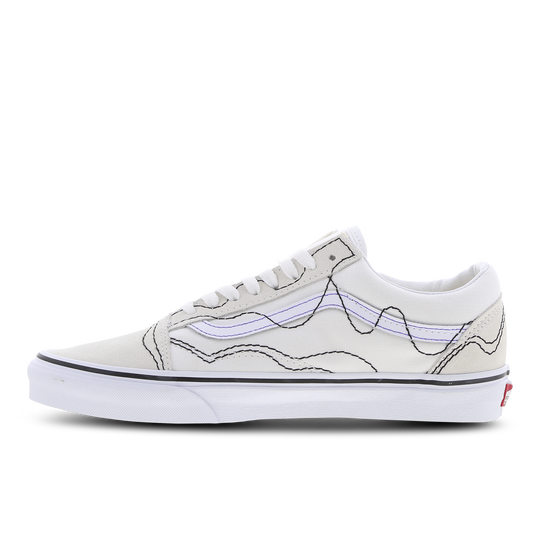 Vans Old Skool Stitch Warp True White- Black